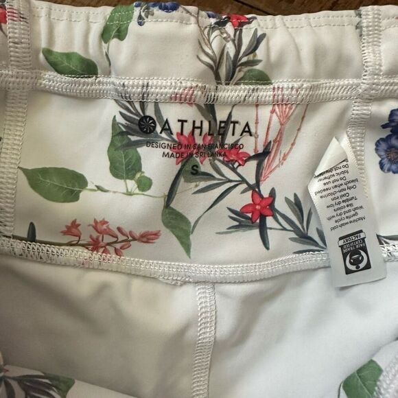 Athleta Contender Blossom Athleisure military stripe leggings - Picture 3 of 4